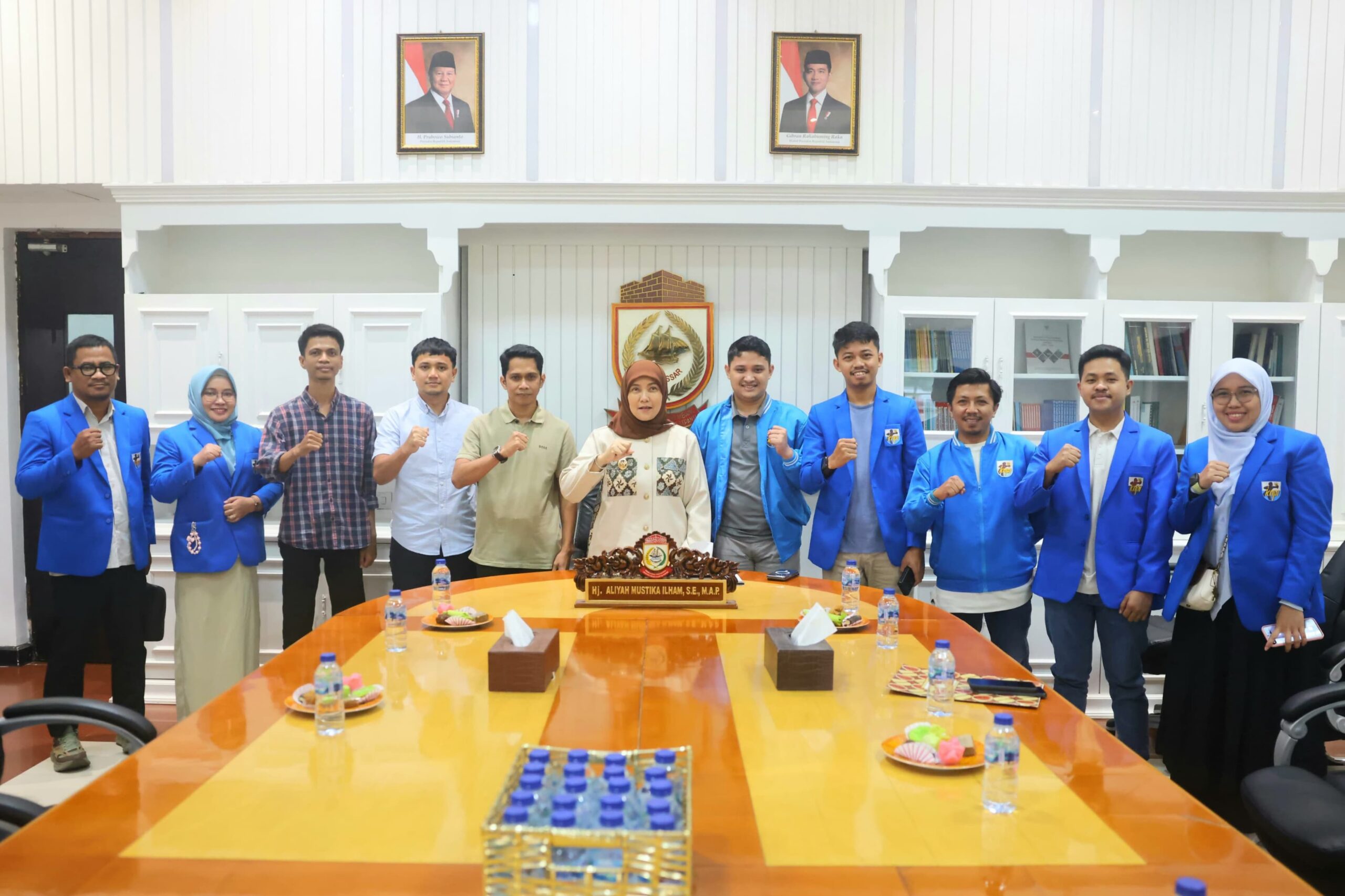 Silaturahmi Penuh Semangat Wakil Wali Kota Makassar Terima Audiensi DPD KNPI