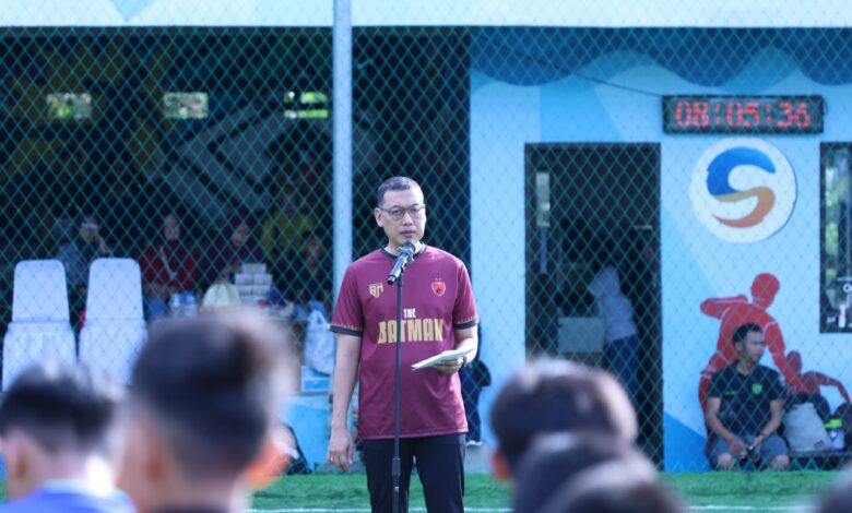 Sekda Zulkifly Buka Turnamen Minisoccer antar Instansi, Dorong Pembinaan Atlet Usia Dini