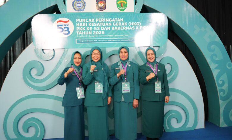 Melinda Aksa Hadiri Puncak HKG ke-53 dan Rakernas X PKK di Samarinda: Perkuat Peran PKK sebagai Mitra Strategis Pemerintah