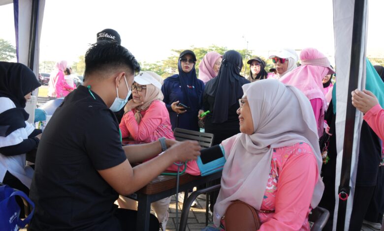 Senam Bersama Tiga Organisasi Perempuan, Melinda Aksa: Perempuan Sehat, Keluarga Lebih Harmonis