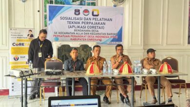 Sinergi Bersama Desa, Kantor Pajak Enrekang Tingkatkan Kepatuhan Melalui Edukasi Coretax