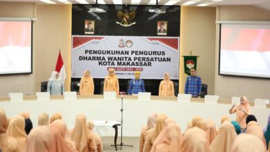 Pengukuhan Pengurus Dharma Wanita Persatuan Kota Makassar Masa Bakti 2024–2029