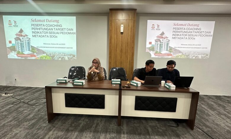 Bappeda Makassar Gelar Coaching Perhitungan Target Indikator Sesuai Metadata SDGs
