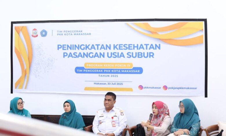 Kepala DPPKB Makassar Jadi Narasumber di Kegiatan Peningkatan Kesehatan Pasangan Usia Subur