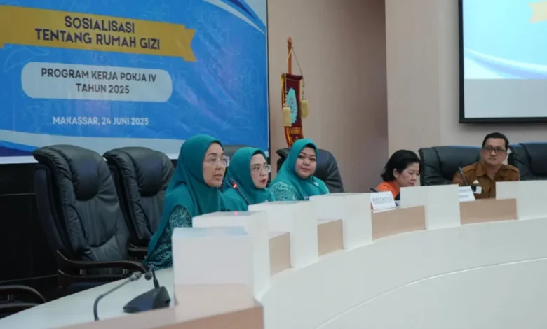Puskesmas Kaluku Bodoa Paparkan Praktik Baik Rumah Gizi dalam Sosialisasi TP PKK Makassar