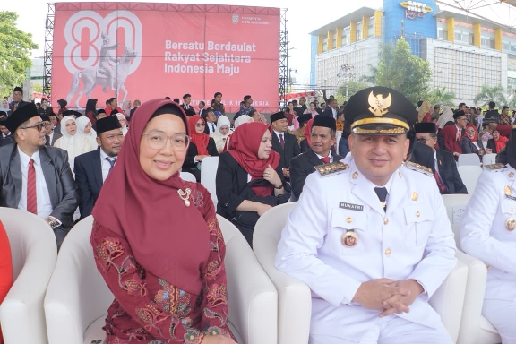 Jadi Inspektur Upacara HUT ke-80 RI di Karebosi, Munafri Sampaikan Pesan Makna Kemerdekaan