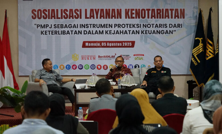 KPP Mamuju Perkuat Peran Notaris Sulbar Lewat Edukasi Pajak dan PMPJ