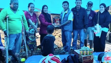 Dinsos Makassar Gercep Salurkan Bantuan  Korban Kebakaran di Minasaupa