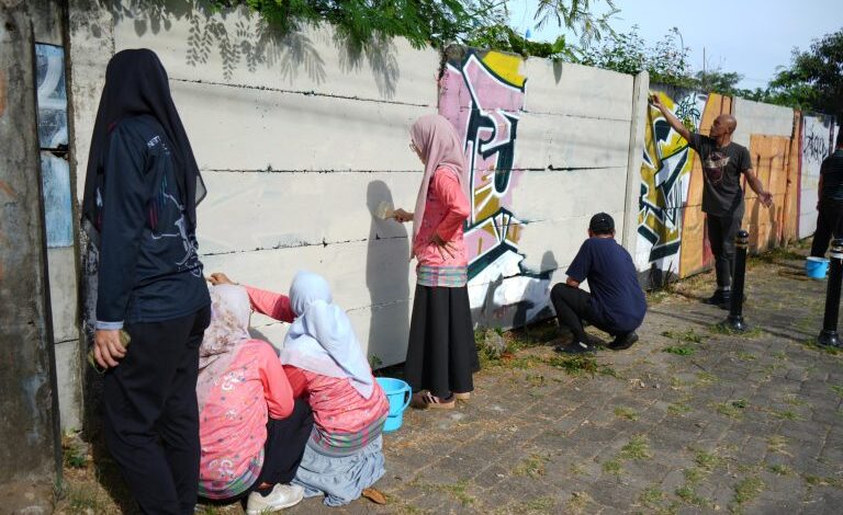 Melinda Aksa Pimpin Kerja Bakti Dorong Budaya Bersih dan Estetis di Ruang Publik