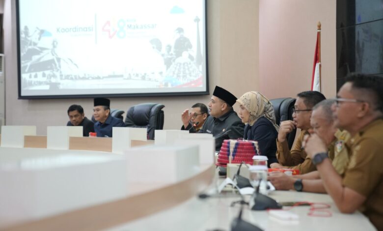 Munafri Pimpin Rakor Matangkan Rangkaian Kegiatan HUT ke-418 Kota Makassar