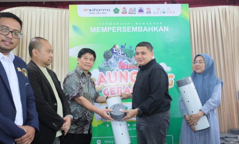 Munafri Apresiasi Dukungan Umat Buddha dalam Gerakan Lingkungan Berbasis Biopori