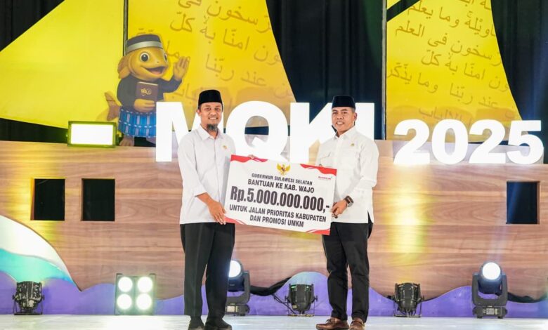 Gubernur Sulsel Komitmen Perkuat Infrastruktur Jalan di Wajo Senilai Rp522 Miliar