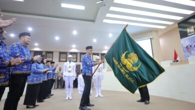 Andi Asminullah Hadiri Pengukuhan PAW Ketua KORPRI Makassar