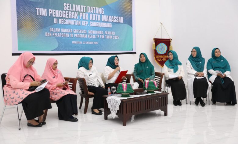 TP PKK Kota Makassar Ajak TP PKK Sangkarrang Edukasi Risiko Pernikahan Dini
