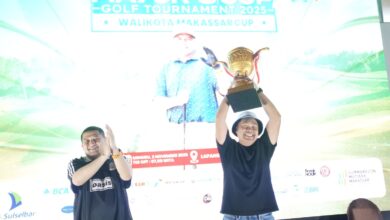 Wali Kota Makassar Buka dan Ikut Berlaga di Turnamen Golf Mayor’s Cup Semarak HUT Kota Ke-418