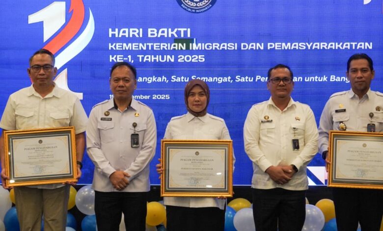 Pemkot Makassar Terima Penghargaan Kemenimipas, Tegaskan Komitmen Makassar dalam Pembinaan Warga Binaan