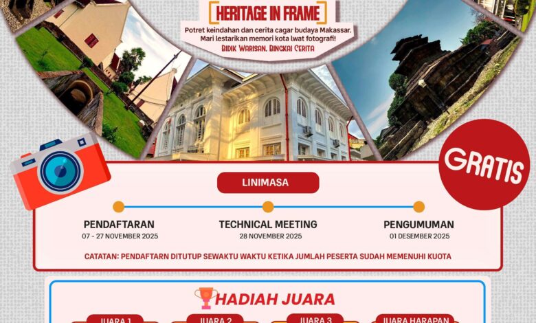 Dinas Kebudayaan Makassar Kembali Gelar LAFOCA Jilid III untuk Mengangkat Keindahan Cagar Budaya