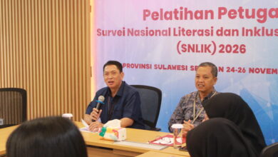 OJK Sulselbar dan BPS Provinsi Sulsel Resmi Buka Pelatihan Petugas SNLIK 2026 di Makassar