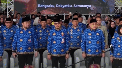Pemkot Makassar Lantik 6.936 PPPK, Bapenda Makassar Hadiri Prosesi Pengangkatan Formasi 2025