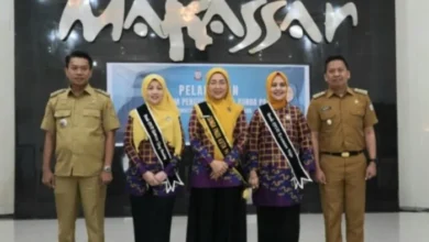 Melinda Aksa Lantik Ketua TP PKK & Bunda PAUD Kecamatan Wajo