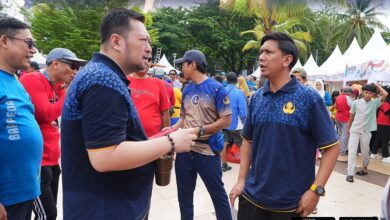 Bapenda Makassar Meriahkan Jalan Sehat HUT Kota Makassar ke-418 dan HUT KORPRI ke-54