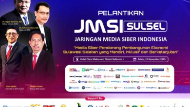 Diisi Tiga Agenda Utama, Pelantikan JMSI Sulsel Siap Digelar 15 November