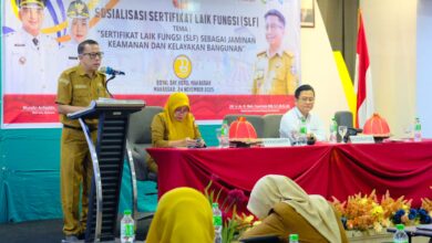 Distaru Makassar Gelar Sosialisasi SLF untuk Perkuat Keamanan dan Kelayakan Bangunan Menuju Kota Dunia