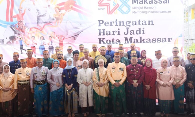 Munafri-Aliyah Rajut Kebersamaan Pemimpin Daerah Sulsel di Perayaan HUT ke-418 Kota Makassar