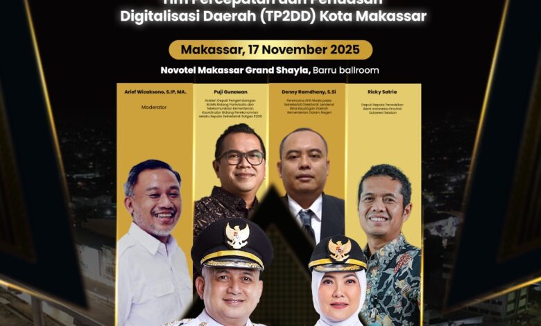 H-1 High Level Meeting TP2DD, Makassar Siapkan Langkah Strategis Transformasi Digital