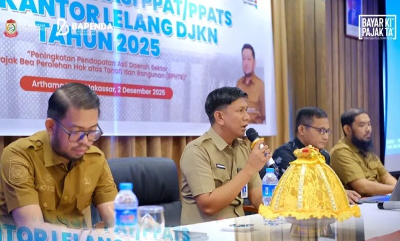 Bapenda Kota Makassar Gelar Rapat Koordinasi PPAT/PPATS dan Kantor Lelang DJKN Tahun 2025