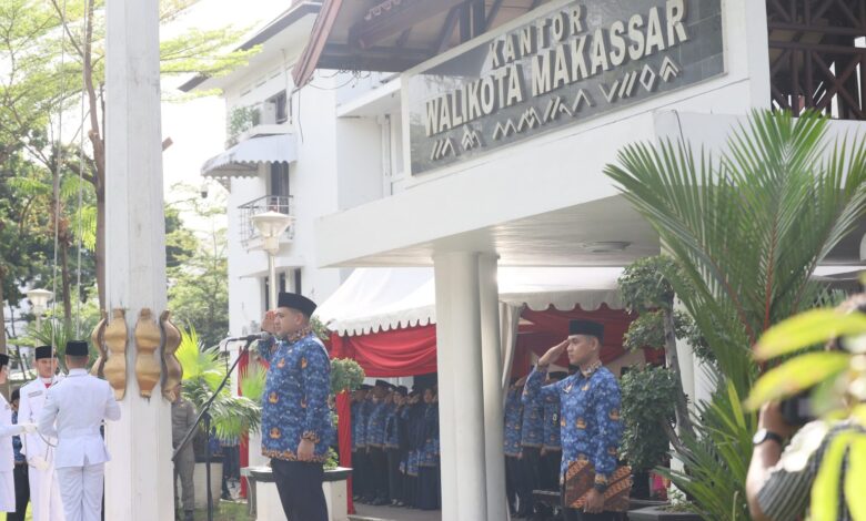 Pimpin Upacara HUT ke-54 KORPRI, Munafri Serukan ASN Solid Fokus Wujudkan Asta Cita Presiden