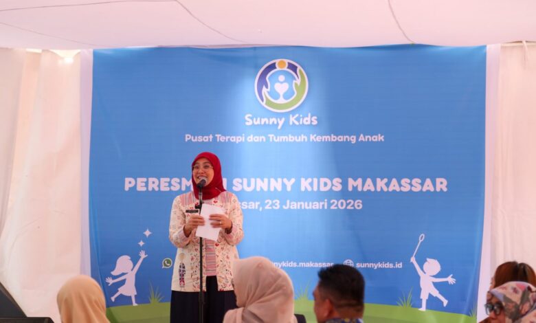 Sunny Kids Makassar Resmi Beroperasi, Aliyah Mustika Ilham Dorong Layanan Inklusif Anak Berkebutuhan Khusus