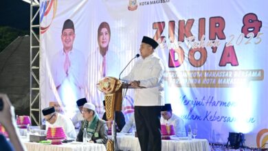 Munafri-Aliyah Bangun Momentum Refleksi di Zikir dan Doa Akhir Tahun 2025 Pemkot Makassar