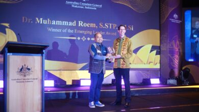 Kepala Diskominfo Makassar, Muhammad Roem Dinobatkan Emerging Leader oleh Konsulat Australia