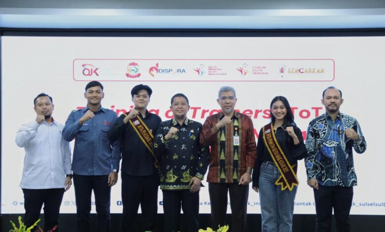 OJK Sulsel Sulbar Dorong Peran Pemuda sebagai Agen Literasi Keuangan melalui ToT Duta Pemuda Kota Makassar
