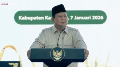 Di Hadapan Petani, Prabowo Sindir Elite yang Nyinyir di Media Sosial