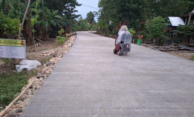 Bantuan Keuangan Rp5 Miliar Pemprov Sulsel, Pembangunan Jalan Balielo Wajo Rampung 100 Persen