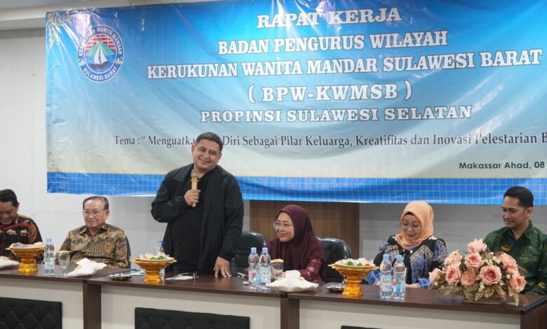 Buka Raker KWMSB, Munafri Dorong Potensi Lokal Lewat Kehadiran Gerai Komoditas Produk Mandar di Makassar