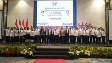 Hadiri Pelantikan Perindo Sulsel, Munafri Apresiasi Peran Strategis Partai Politik