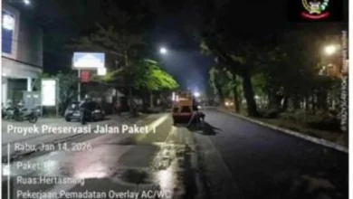 Gubernur Sulsel Pantau Langsung Progres Preservasi Jalan Hertasning