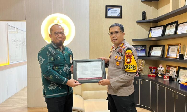 Jalin Sinergi, Pajak Masamba Audiensi dengan Polres Luwu Utara