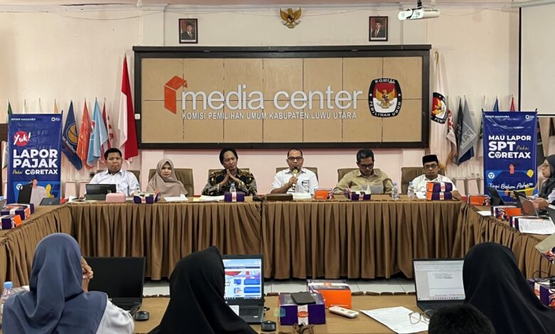 KP2KP Masamba dan KPU Luwu Utara Gelar Asistensi Pelaporan SPT Tahunan via Coretax