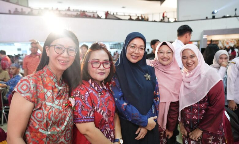 Melinda Aksa Hadiri Perayaan Imlek, Tegaskan Harmoni dan Toleransi di Makassar