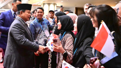 Tiba di Seoul, Presiden Prabowo Disambut Hangat Diaspora Indonesia