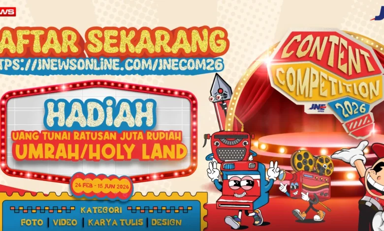 Perkuat Ekosistem Kreatif, JNE Content Competition 2026 Resmi Dibuka
