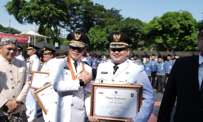 Hari OTDA 2026, Makassar Raih Penghargaan Nasional Kinerja Pemerintahan Terbaik