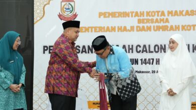 Wali Kota Makassar Lepas JCH 2026, Tekankan Ibadah Haji Bukan Sekadar Perjalanan Biasa