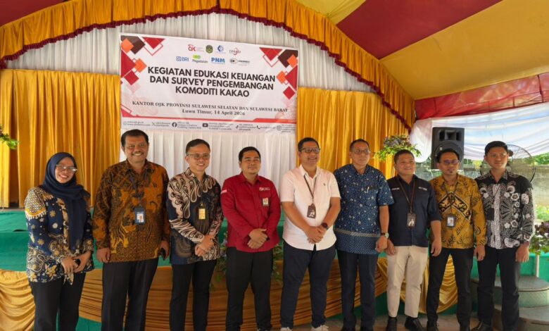 OJK Sulsebar Bersama Industri Jasa Keuangan dan PT Comextra Majora Dorong Pengembangan Kakao di Luwu Timur