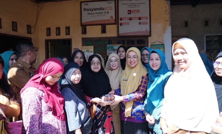 Melinda Aksa Tinjau Posyandu di Rappokalling, Soroti Peran Gizi dan Layanan Keluarga