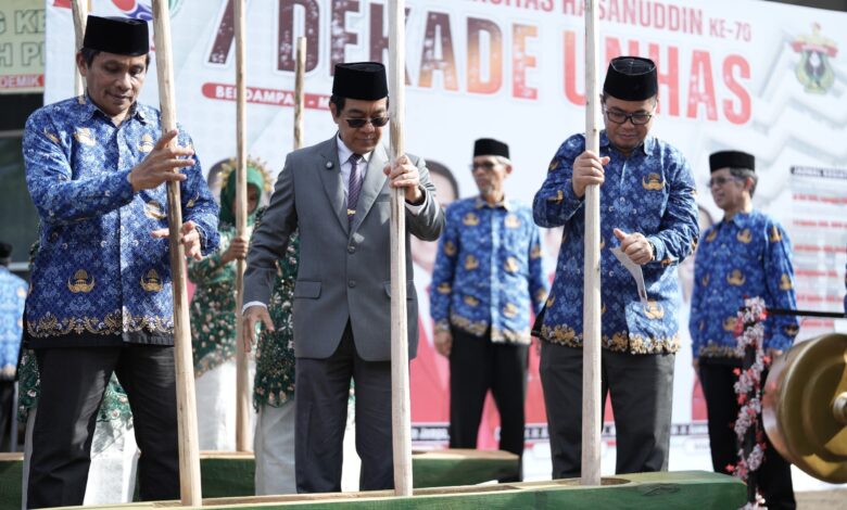 Peresmian Logo Tandai Dimulainya Rangkaian Dies Natalis ke-70 Unhas